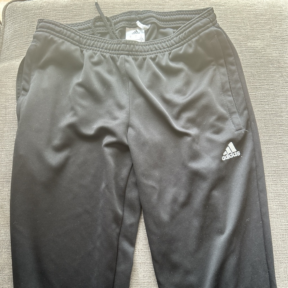 Adidas black joggers